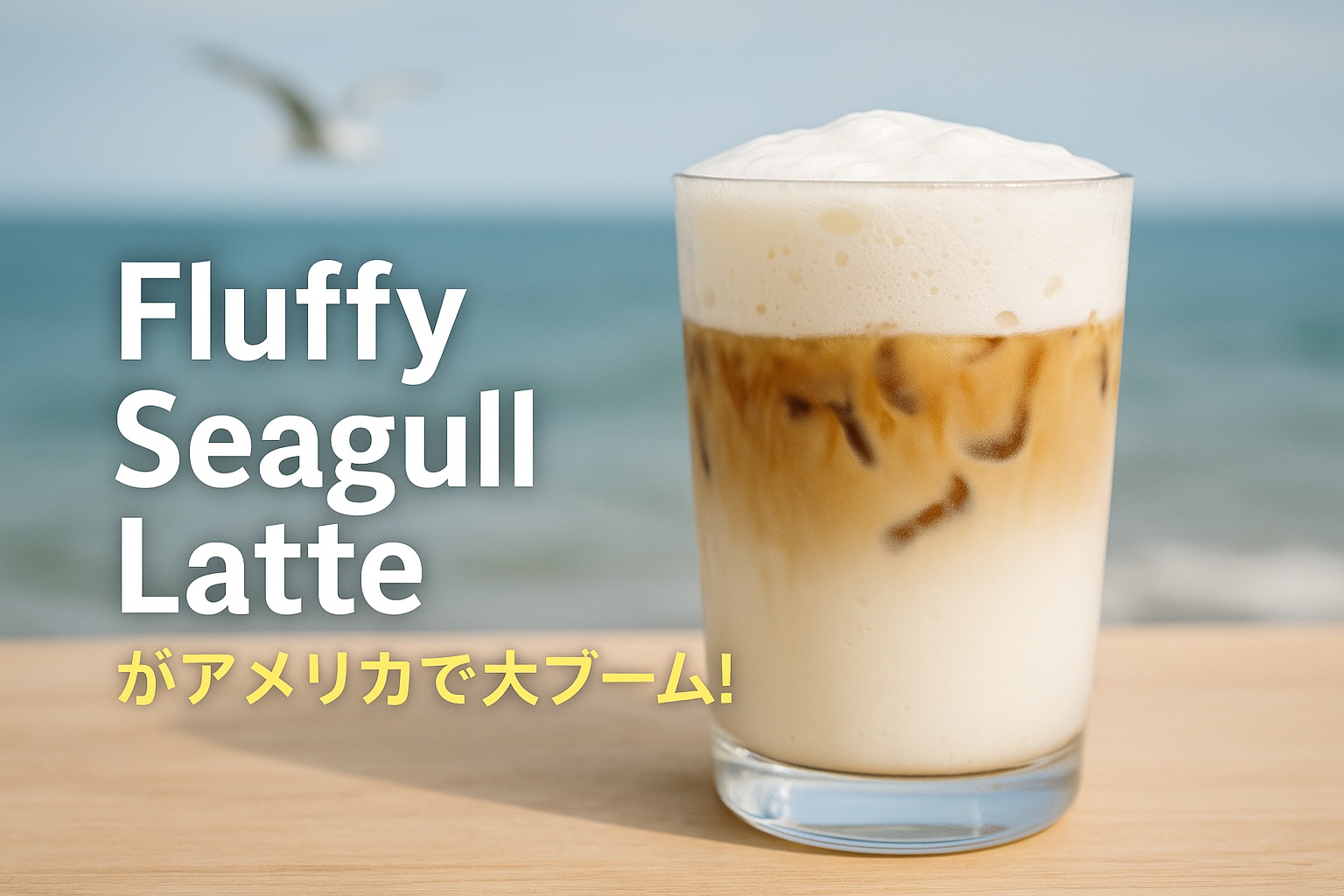 Fluffy Seagull Latte
